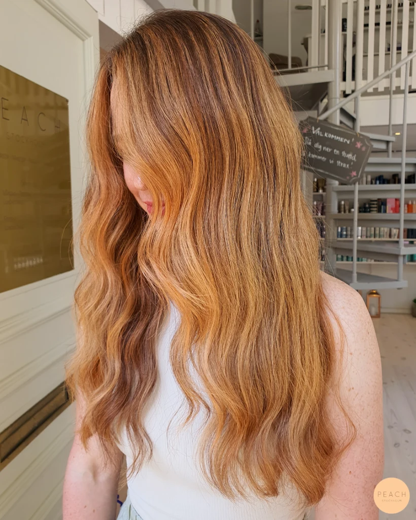Soft copper hair