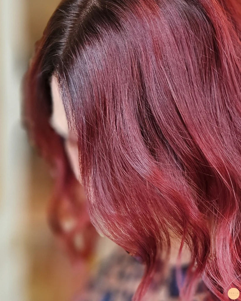 Cherry pop hair color 🍒