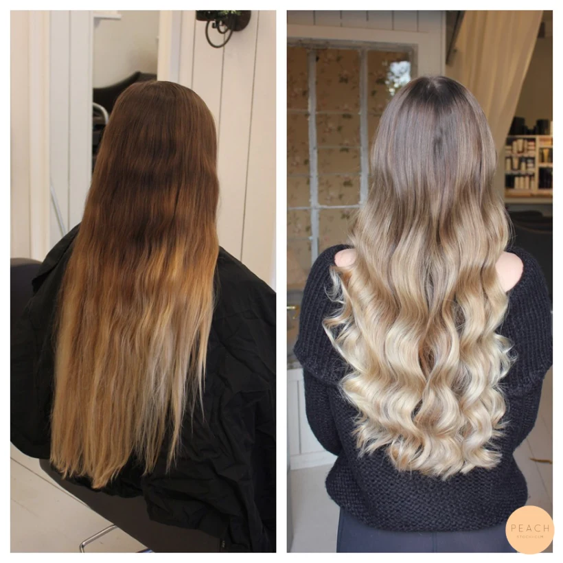 Blond ombre – salongsresultat av Malin Kvaernå, 4 november 2015