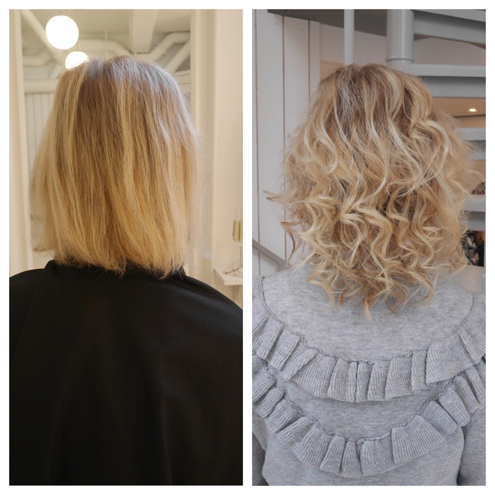 Extensions på kort hår