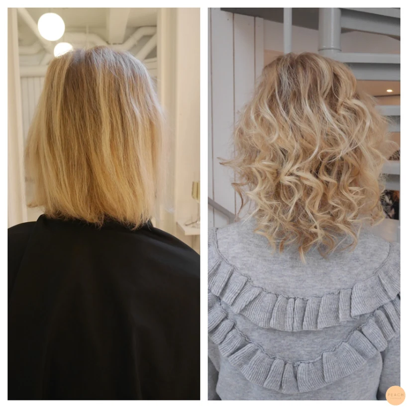 Extensions på kort hår