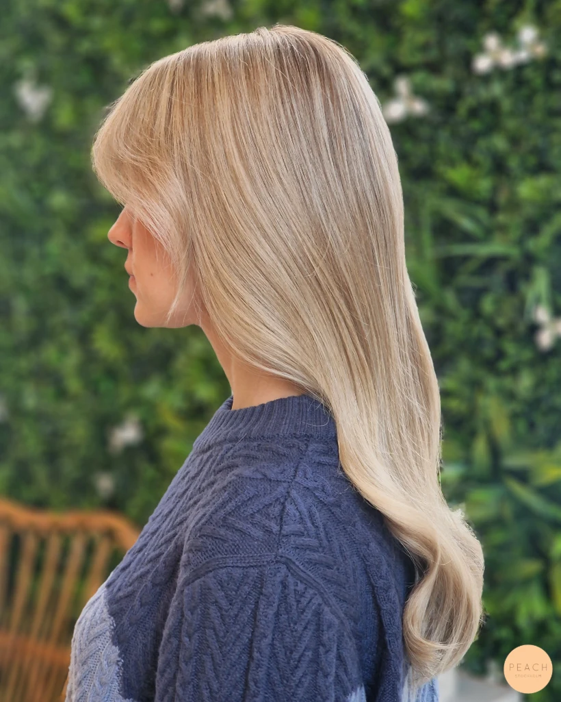 Seamless blonde hair