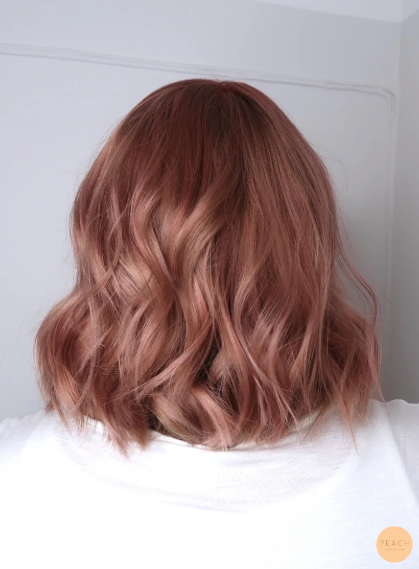Pink hair rosa hår dusty pink Stockholm