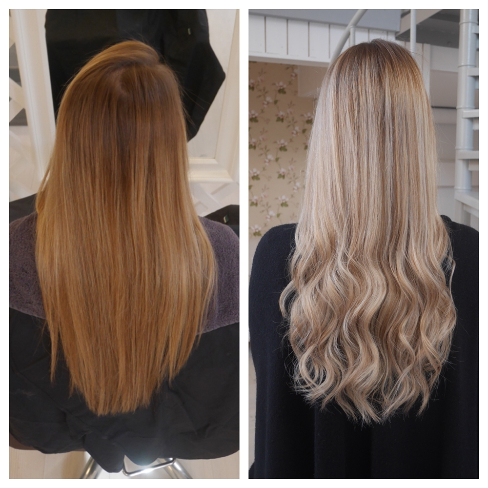 Från mörk till blond