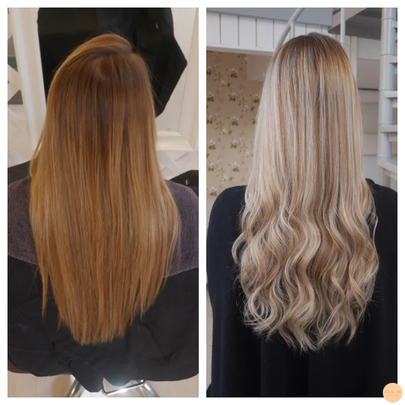 Från mörk till blond