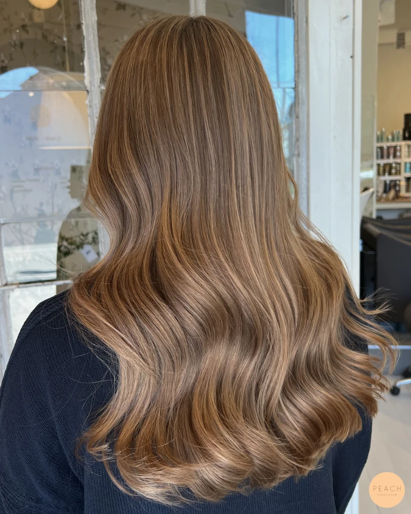 Light brown hair color