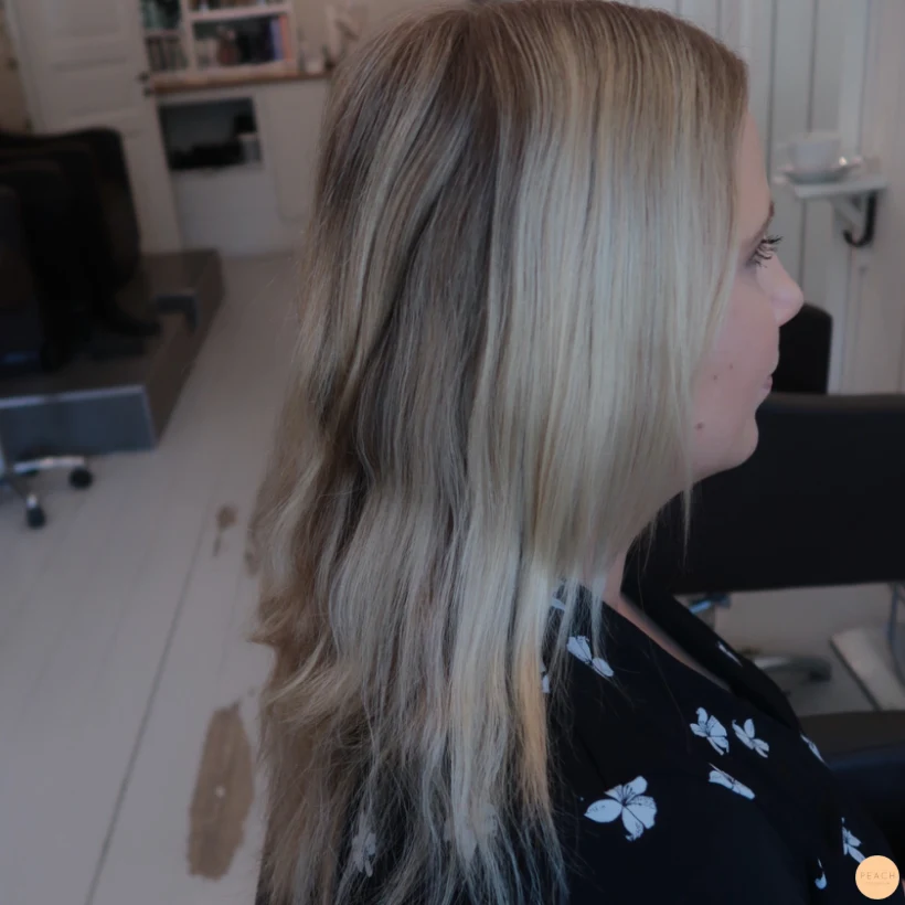 Hairtalk extensions och Ljusa slingor