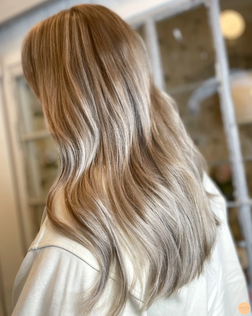 Sand beige hårfärg