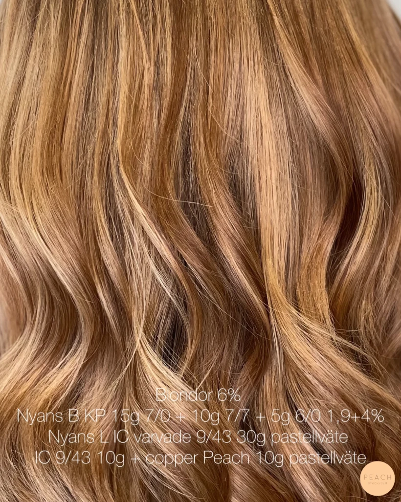 Golden copper color 🧡✨