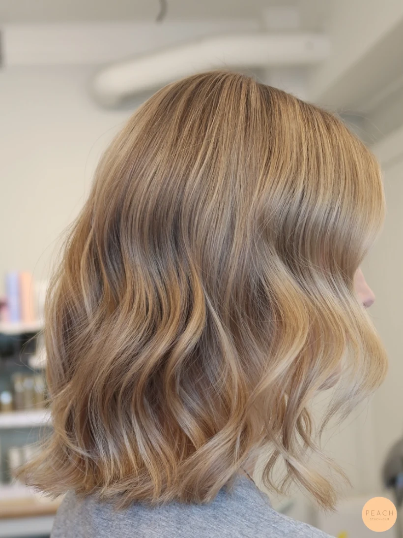 Balayage blond varm kall
