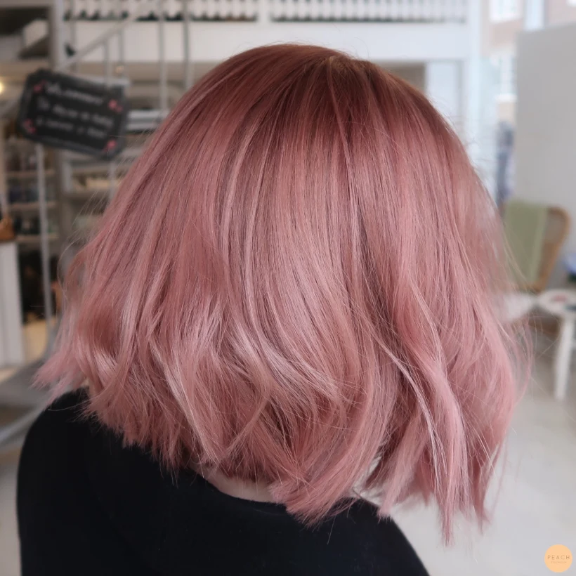 Vintage Blush Pink Blonde