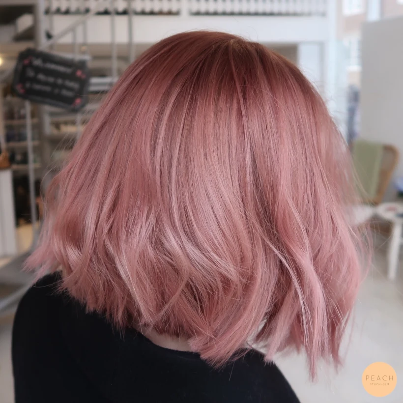 Vintage Blush Pink Blonde