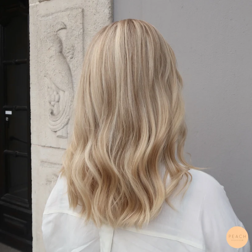 Blonde hair with highlights
