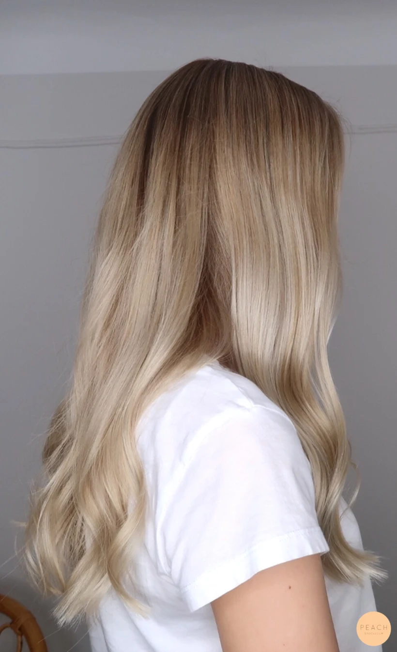 Babylights hair med sval nyansering