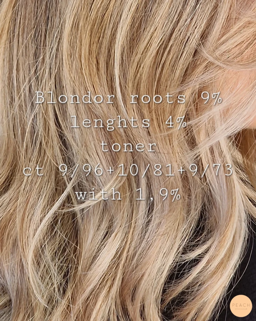 Edgy beige blond med lagerklippning