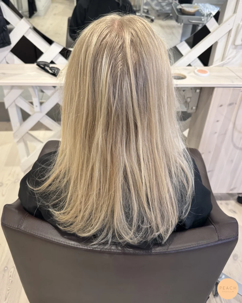 Peach copper hair – salongsresultat av Josefine Eklund, 24 mars 2025