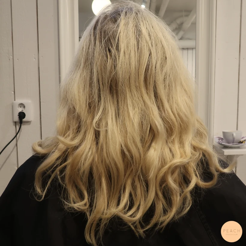 fullförlängning Hairtalk Färgförändring